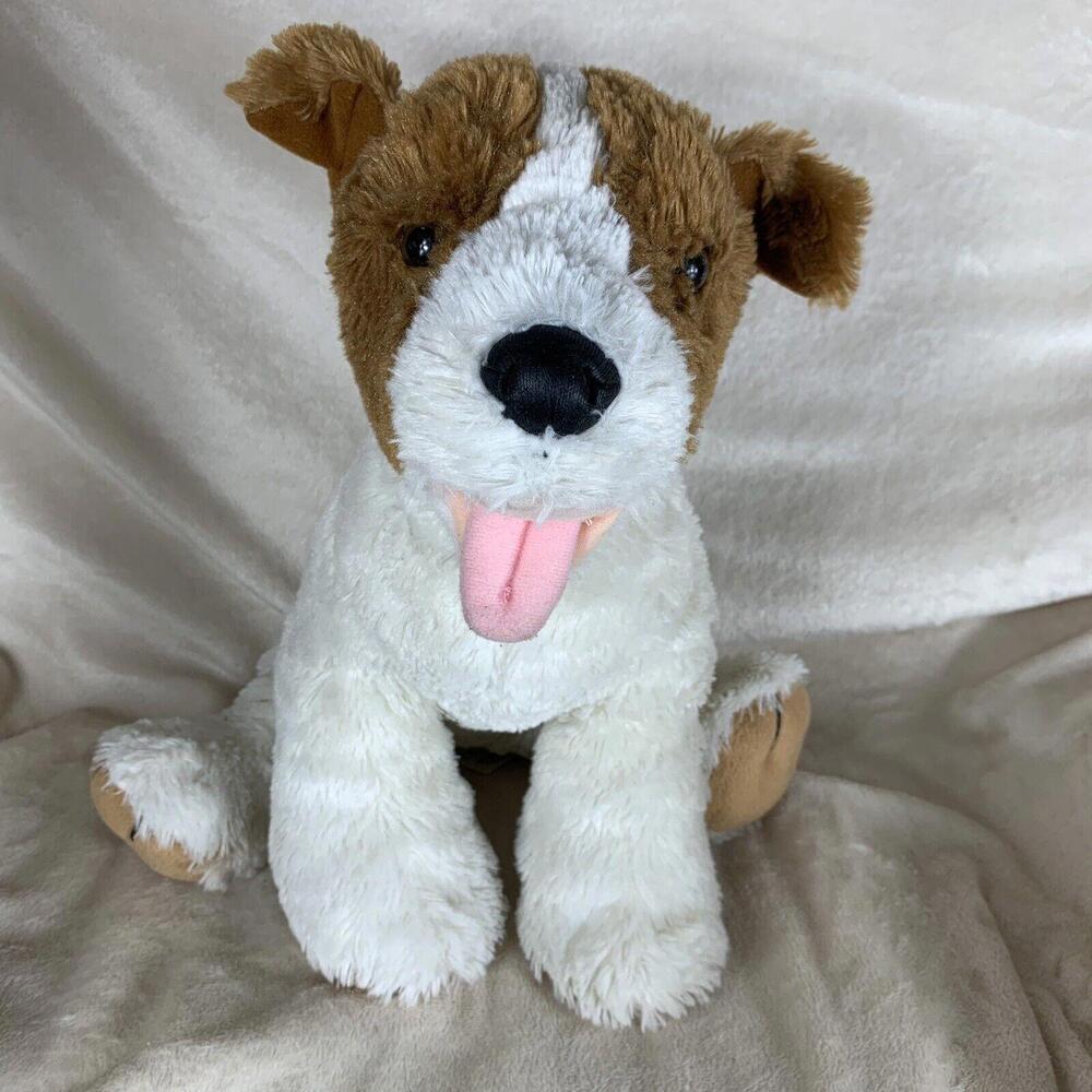 Build A Bear Jack Russell Terrier Dog Puppy Plush Stuffed Animal 16" Retired​